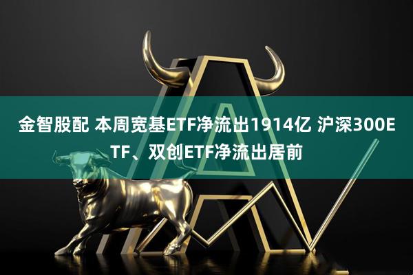 金智股配 本周宽基ETF净流出1914亿 沪深300ETF、双创ETF净流出居前
