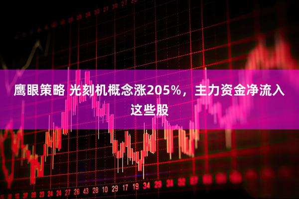 鹰眼策略 光刻机概念涨205%，主力资金净流入这些股