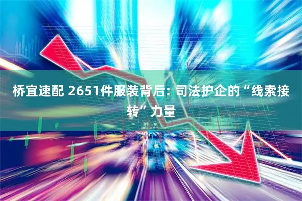 桥宜速配 2651件服装背后: 司法护企的“线索接转”力量