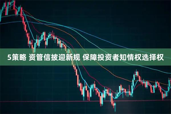 5策略 资管信披迎新规 保障投资者知情权选择权